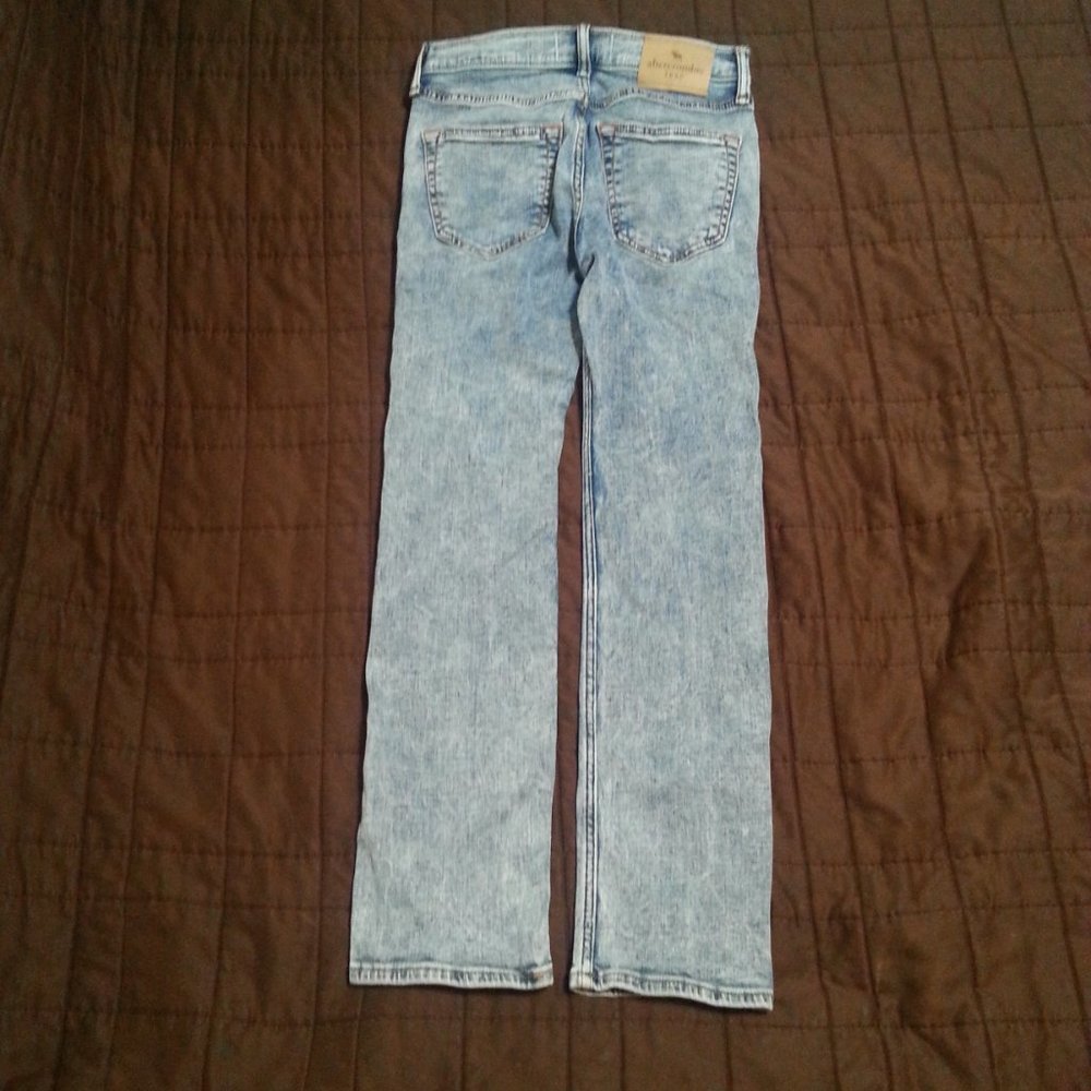Abercrombie Skinny Denim Jeans Pants Kids Distressed - Picture 6 of 11